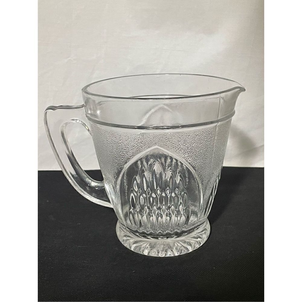 Small glass pitcher